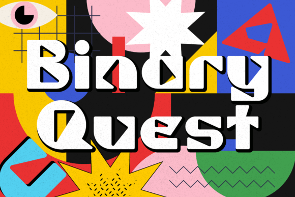 Binary Quest: A Retro Font for Modern Design