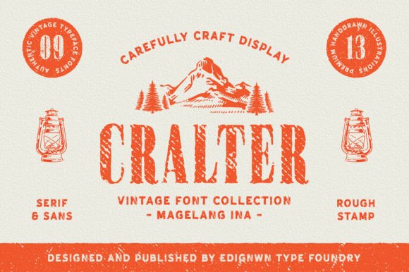 Cralter: Vintage Charm for Modern Brand Identity