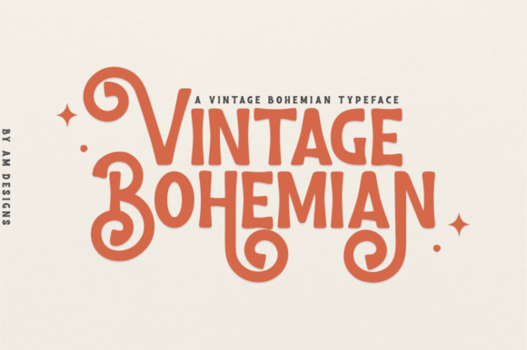 Embrace the Spirit of Freedom with Vintage Bohemian Typography
