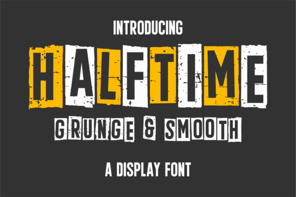 Halftime: The Bold Display Font Defining Modern Industrial Design