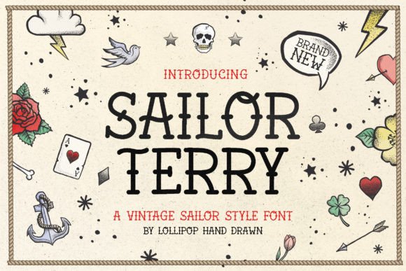 Sailor Terry: A Modern Font for Bold Designs