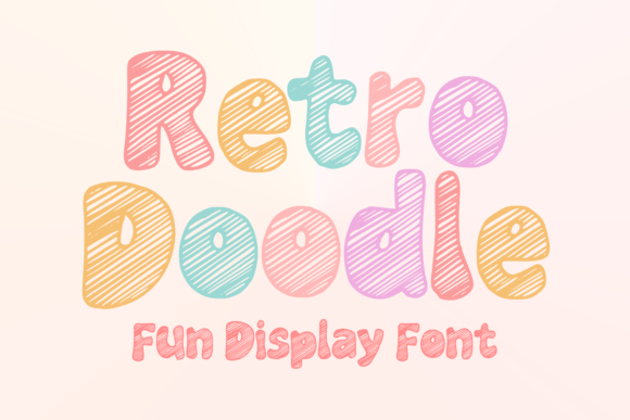 Unlocking Creative Potential with the Retro Doodle Scribble Display Font