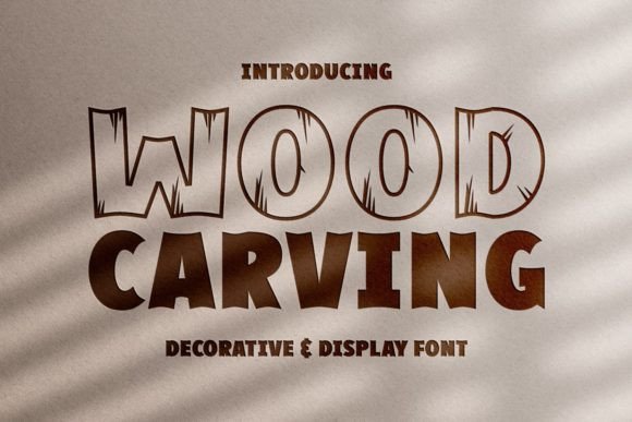 Wood Carving: A Guide to Selecting the Right Display Font for Rustic Elegance